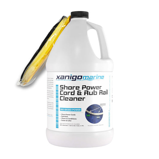 Xanigo Marine Shore Power Cord  Rub Rail Cleaner - 1 Gallon [XMSPC1G]
