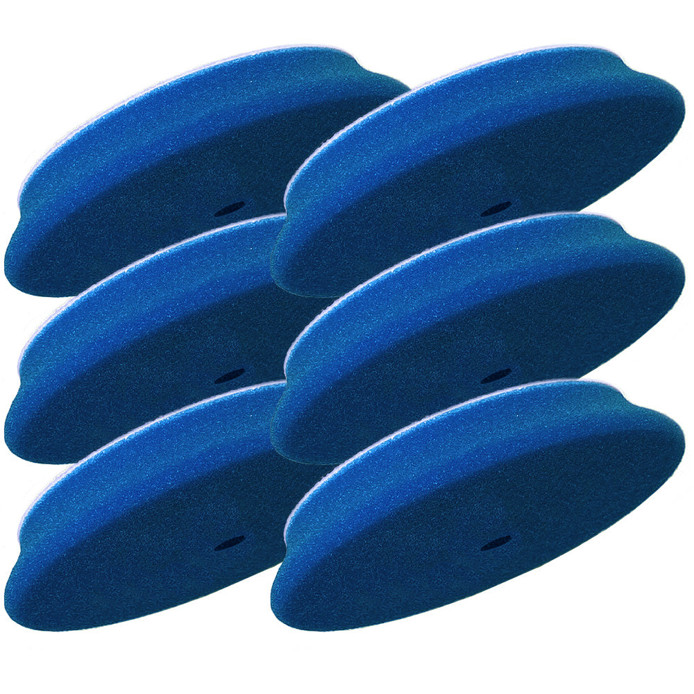 RUPES D-A Coarse Foam Pad 40mm - Blue *6-Pack [9.DA40H/6]
